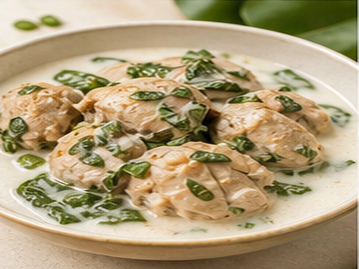 Ginataang manok with malunggay