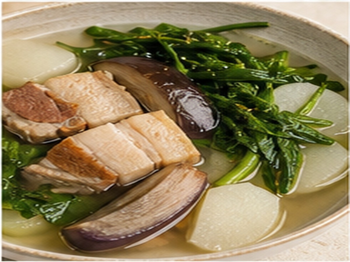 Pork belly sinigang without gabi