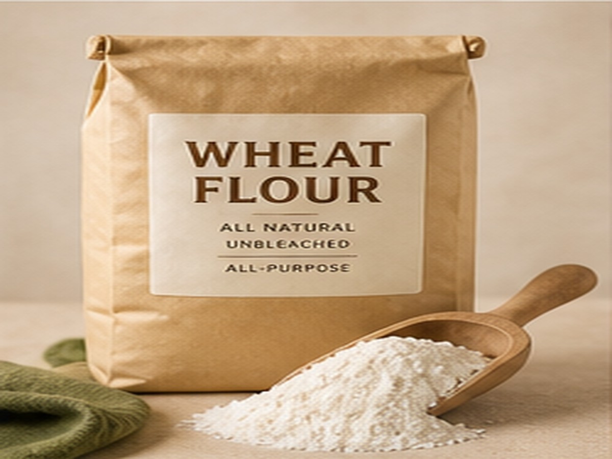 Wheat flour bag for baking